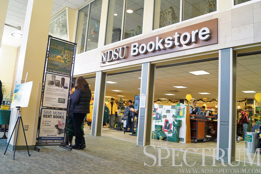 GABBY HARTZE | THE SPECTRUM  Despite deals on clothing and art supplies, the NDSU Bookstore will not offer electronics deals. 