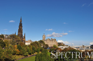 LINDA NORLAND | THE SPECTRUM Breaks in the dreary weather show how beautiful Edinburgh's famous skyline is. Featuring the pointy Scott Monument and the iconic Balmoral Hotel clock tower.