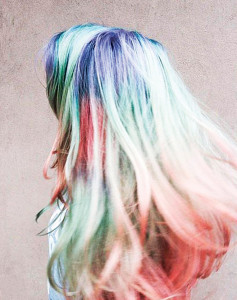 BRYDIE.COM | PHOTO COURTESY Opal hair is the new rainbow hair.