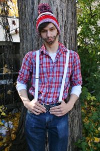 PHOTO COURTESY KEYONA ELKINS | If you’ve got a plaid shirt and a beanie, you’ve also got a quick lumberjack costume. 