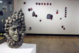 ANTHONY FARIS Photo Credit | David Swenson's psychology inspired ceramic busts cause contemplation