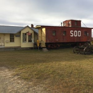PHOTO COURTESY Rio Bergh | The Spectrum | A Soo Line railcar sits at the Logan County Museum in Napoleon.