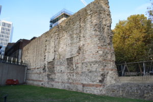 PHOTO COURTESY Kali Wells | A Roman wall built around 200 AD to control the passage of goods and people.
