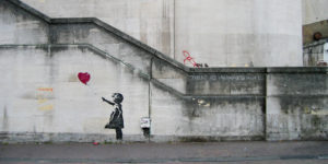 PHOTO COURTESY Flickr | Street art by Banksy reminds us to hope, even in times that might seem bleak. 