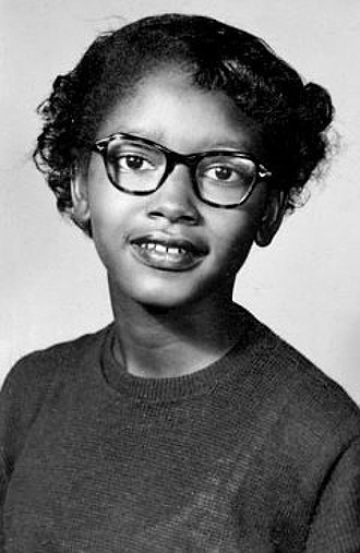A picture of a young Claudette Colvin